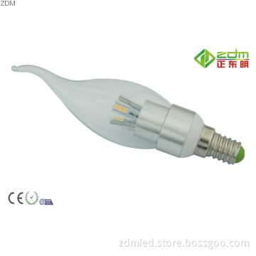 E12 LED Candelabra Bulb 3W 220±20LM 360° Beam Angle